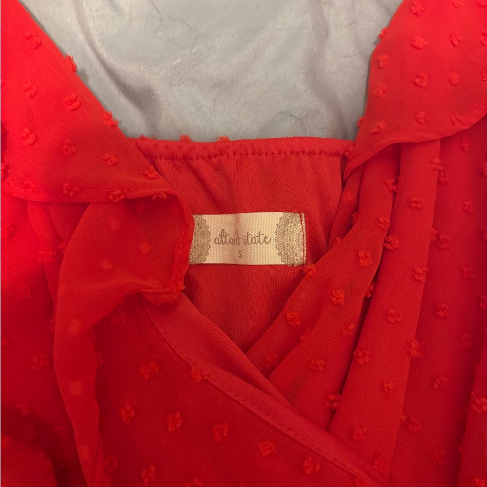 Chic Red Dress - Picture 2 of 3
